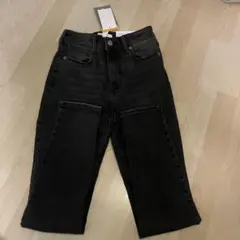 【新品未使用】スキニーハイウエストデニム ダークグレー 32