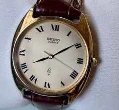 ヴィンテージ SEIKO セイコー シャリオ メンズ腕時計 新品電池 稼働品 電池交換済み】 SEIKO セイコー クォーツ ゴールド QUARTZ
