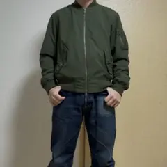 00s OLD UNIQLO ユニクロMA–1 フライトジャケットM/L2B