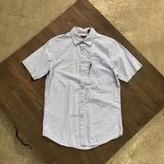 ETRO イタリア製 マルチストライプ 半袖 シャツ ワイドカラー メンズ