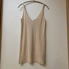 ＺＡＲＡ　ザラ　タンクトップ　コットン　ベージュのサムネイル