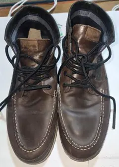 LACOSTE ブラウン レースアップシューズ