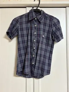 BURBERRY チェック柄 半袖シャツ Mサイズ