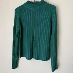 as know as de base リブ編みハイネックセーター