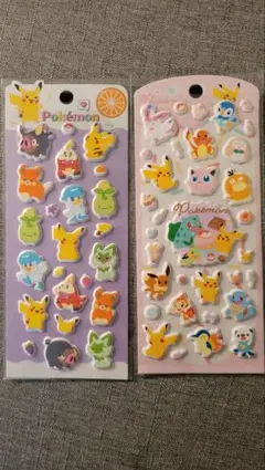 ポケモン 立体シール 2シートセット
