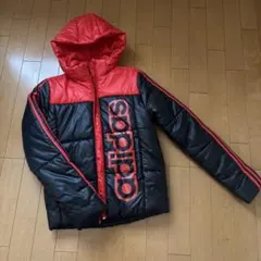 adidas ダウンコート 150 黒/赤