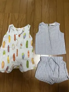 Angel Dearロンパー、Beckett & Bear ストライプセット