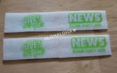 【ラスト!!】NEWS 2010  落下物 リボン テープ 緑 シゲ 加藤