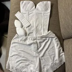 ブライダルインナー　D70サイズ　パンツ延長ホック　パッド　4点セット