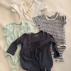 H&M ベビー ロンパース ４枚セットのサムネイル