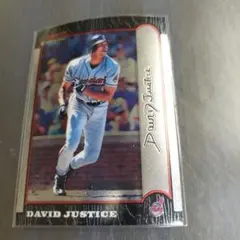 MLB1999 ボウマンクローム ディビッドジャスティス　アトランタブレーブス