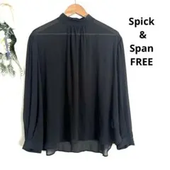 Spick & Span シアーカットソー　ダークグレー　FREEのサムネイル