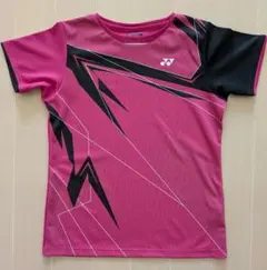 YONEX バドミントンウェア Мサイズ ピンク/黒