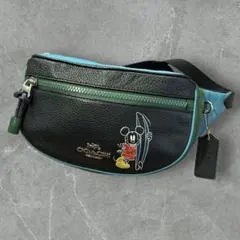 coach コーチ　ディズニー　ミッキー　ウエストポーチ　バック　ショルダー