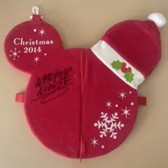 東京ディズニーリゾート　2014 クリスマス　折りたたみ　クッション　ミッキーのサムネイル