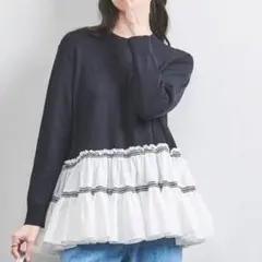 UNITED ARROWS エンブロ ティアード コンビニット - メルカリ