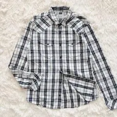 美品✨ ニコルクラブフォーメン チェックシャツ XL LL 綿100% 長袖