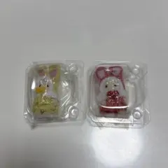 シルバニア　カラフルウサギコスチューム　マーガレットウサギ　くじ　黄色　赤