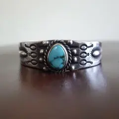 信様用 JA ジョーイアレン スリーピングビューティーターコイズバングル ナバホ 信様用 JA ジョーイアレン スリーピングビューティーターコイズ