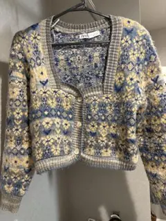 zara カーディガン