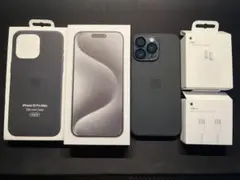 極美品iPhone15Promax 256GB/US/99%/SIMフリ