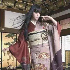 振袖 金 山吹茶色 フルセット - メルカリ