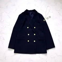 美品✨ GU ダブルブレスト ブレザー 紺ブレ 金ボタン　テーラードジャケット