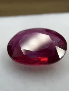 天然ルビー 1.630ct オーバルミックスカット