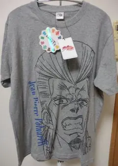 未使用 ジョジョの奇妙な冒険 ポルナレフ Tシャツ グレー