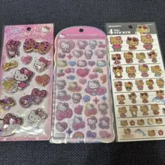 【正規品】キティ シール 3枚セット