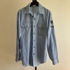 【美品】seafarer シーファーラー　シャンブレーシャツ