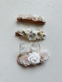 ベビー用 ヘアバンド 3点セット