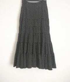 ティアードロングスカート
