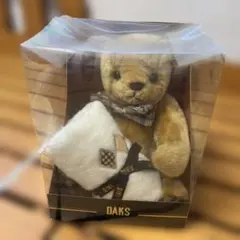 DAKS ぬいぐるみ クマ タオル付き　ロンドン　アンティーク　レトロ