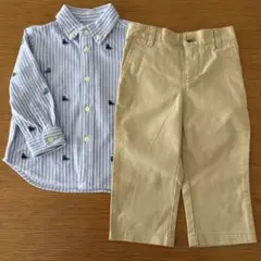 ラルフローレン　12months シャツとチノパンセット
