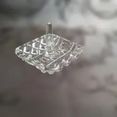 ガラスのリングスタンド　アクセサリートレイ