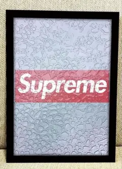145 supreme アートポスター アメリカンレトロ 額付き