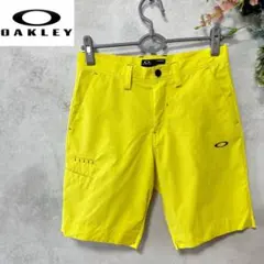 オークリー　ハーフパンツ　ゴルフウェア　イエロー　スポーツ