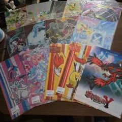③ポケモン　クリアファイルXY　まとめ売り