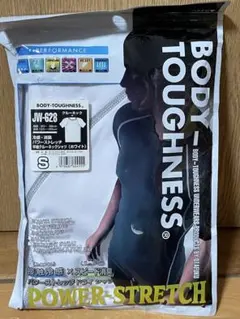 新品、未使用 パワーストレッチ 半袖クルーネックシャツ Sサイズ