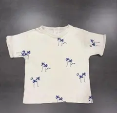 ZARA ヤシの木柄 半袖Tシャツ 86cm