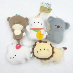 つぶらな瞳のシリーズ　マスコット　5点セット