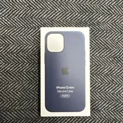 新品 アップル純正 iPhone 12 mini シリコンケース ディープネイビ