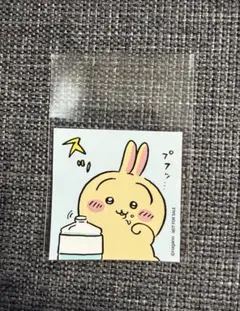 ちいかわウサギ ステッカー かわいいイラスト