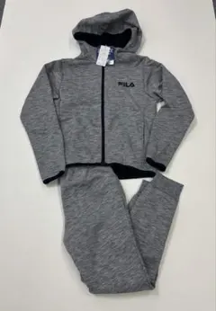 最後の1枚★FILA フード付きジャージ 130モクグレー新品未使用
