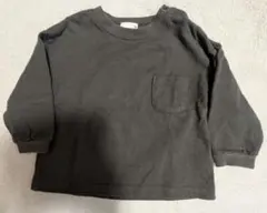 グレー ポケット付き　トレーナー　80size