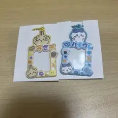 ちいかわ　池袋　ミニフォトホルダー　うさぎ、ハチワレ　2点セット
