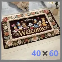 在庫切れ　ディズニー 玄関マット Welcome 40cm x 60cm