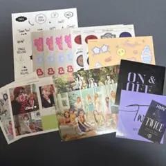 TWICE ステッカー シール セット 付属品