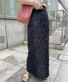 kastane リバーシブルジャガードIラインスカートのサムネイル